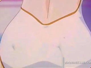 3d hentai young lady clips her great body in swim suit