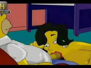 Simpsons dirty clip Threesome