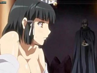 Anime escort gets covered in cum