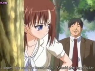 Adoleshent anime i zbukuruar grua merr dehur