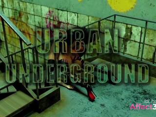 शहरी underground ३डी futanari आनिमेशन द्वारा jt2xtreme