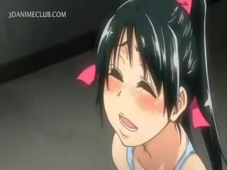 Anime sportovní holky mající tvrdéjádro špinavý klip show v the locker pokoj