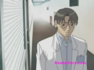 Hentai lover fucked by sweetheart in lab