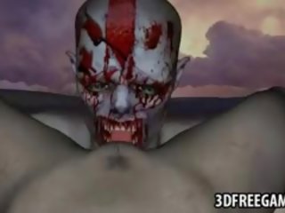 Enticing 3D Zombie enchantress Getting Licked And Fucked Hard