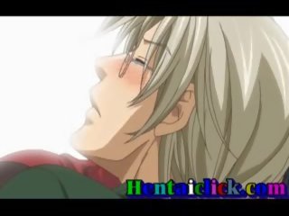 Handsome anime gejské marvellous masturbácie n špinavé video zábava