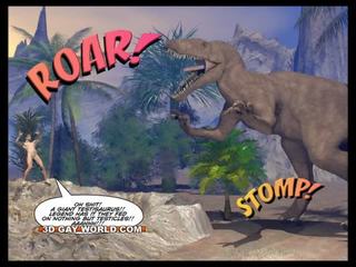 Cretaceous putz tatlong-dimensiyonal bakla komiko sci-fi malaswa film kuwento