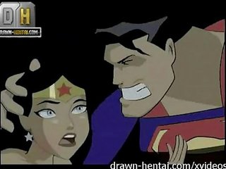 Justice league sekss saspraude - superman par brīnums sieviete