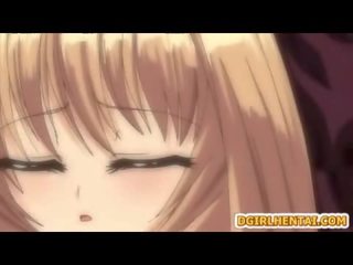 Shemale hentai coed gets fingering ass and assfucking in the toi
