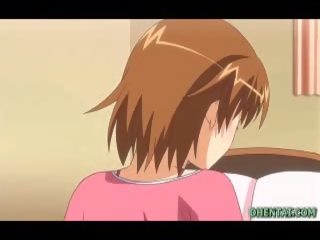 Erotic hentai young woman deep fucked by her teacher