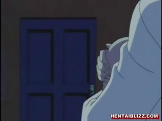 Nonne hentai wird leckte sie muschi von monster-