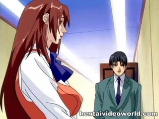 Chief fucking hot hentai girlfriend on office table