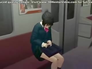 3d nena follada duro en la tren