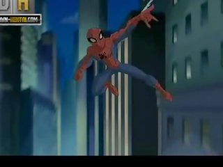 Superhero porno spiderman prieš batman