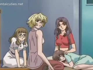 Elite provocative busty anime hottie gets her pussy fucked hard movie