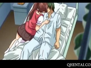 Hentai deity takes shaft in a hospital bed