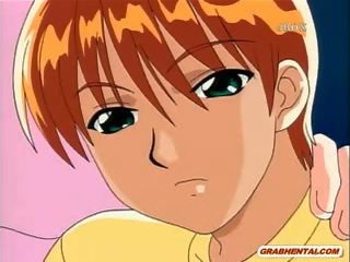 Roped Anime Coed With A Muzzle Gets Vibrator In Her Wetpussy