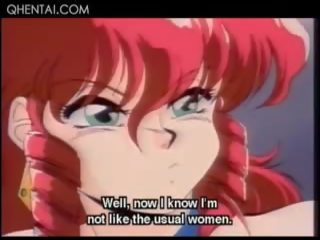 Redhead Hentai sex film Slave Gets Snatch And Boobs Toyed