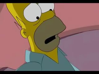 Simpsons dirty video Homer fucks Marge