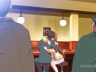 Ruda anime szkoła lalka seducing jej kuszący nauczycielka