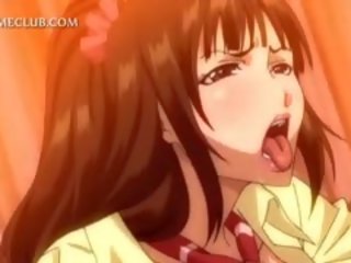 3d anime kekasih mendapat faraj fucked upskirt dalam katil