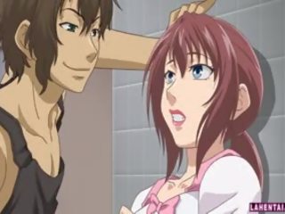 Hentai Brunette Gets Her Wet Pussy Pumped Deep By guy