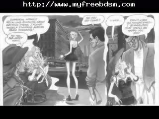 Mince lascif femme géant piquer bandes dessinées bdsm esclavage esclave dominatrice domination
