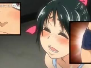 Anime sportiškas merginos turintys kietas suaugusieji video į as užrakinama spintelė kambarys
