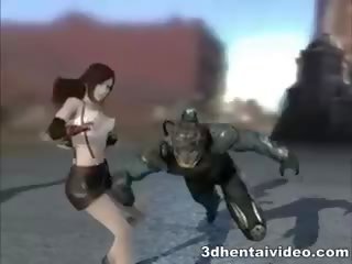 Tifa In Hentai Gang Bang 3D video