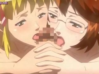 Kaks rinnakas anime babes teeme suhuvõtmine