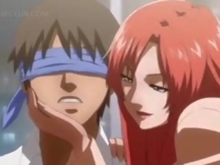 Slutty anime i ri grua seducing adoleshent simpatik për treshe
