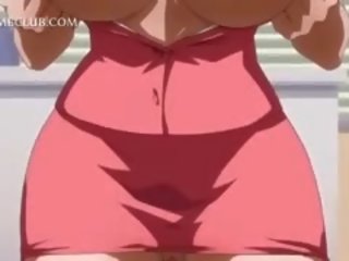 Beguiling anime učitel foukání šachta dostane jizzed vše přes