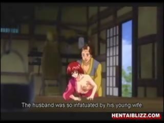 Busty Japanese Hentai Caught And sensational Poked By Old stripling