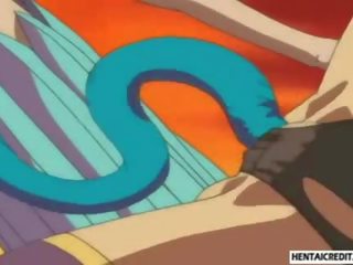 Hentai girlfriend fucked by tentacles