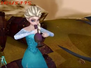 Elsa's Bad Habits: Free Cartoon HD porn clip a8