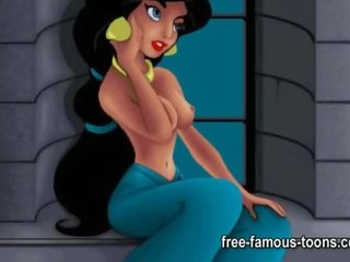 Aladdin y jazmín porno parodia