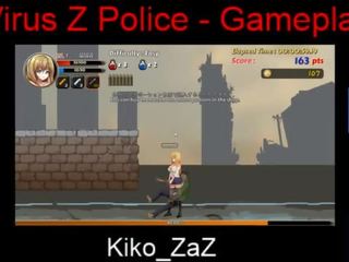 Virus z rendőr fiatal hölgy - gameplay