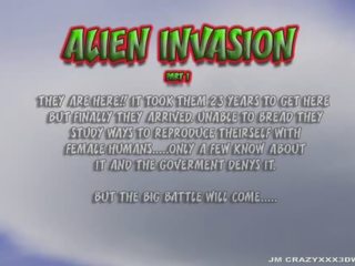 3de animacija vesoljec invasion