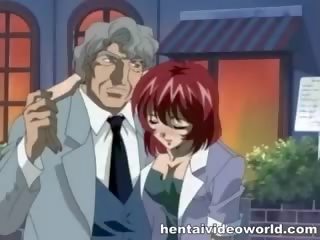 Vanhemmat mies helvetin an anime hottie