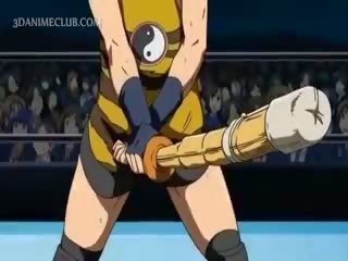 Jätte wrestler hårdporr knull en söta animen lassie