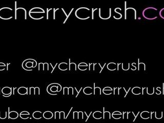 Cherrycrush süßigkeiten compilation- tief kehle & hintern plugs, anal bj & ins gesicht